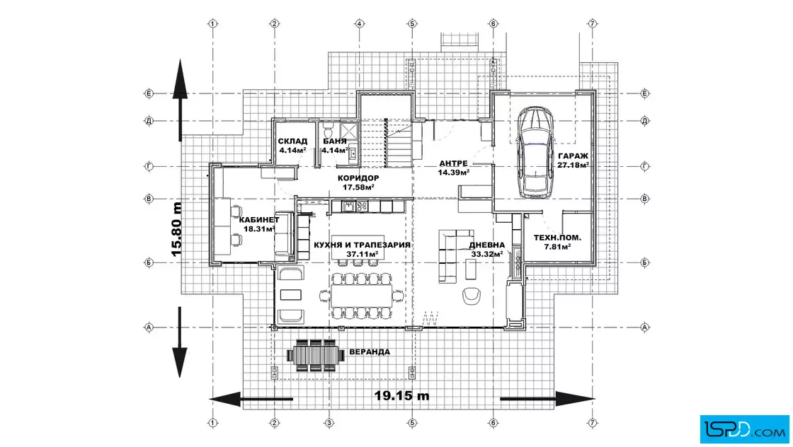План на първи етаж