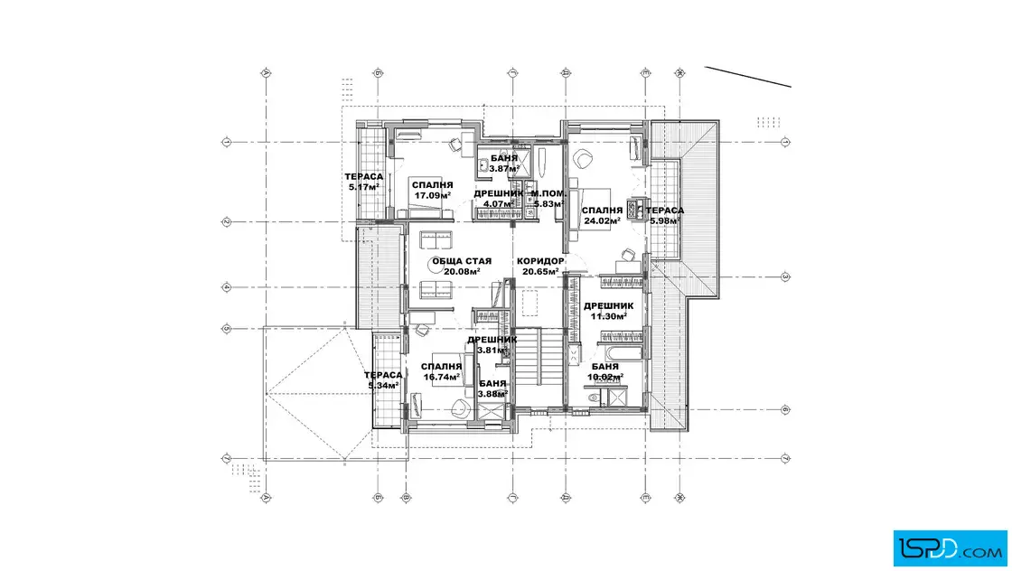 План на втори етаж