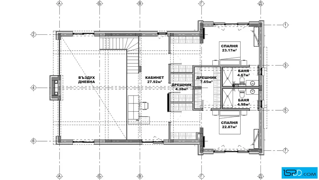План на втори етаж