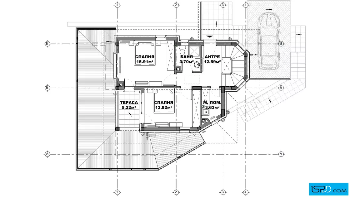План на втори етаж