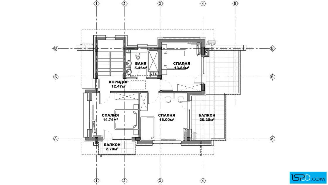 План на втори етаж