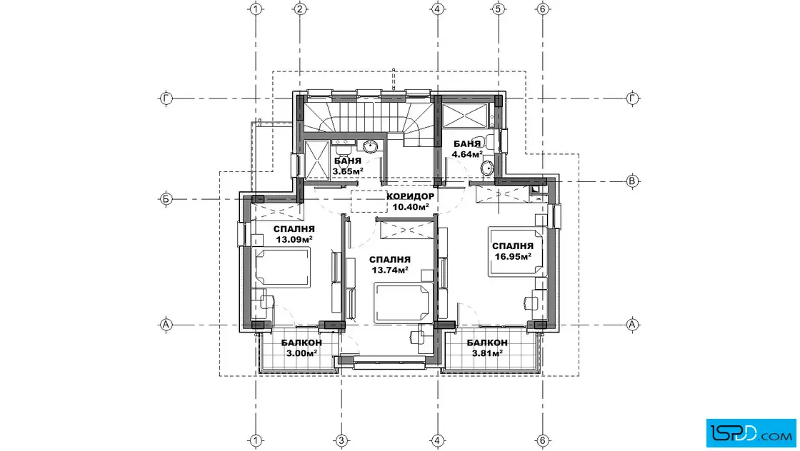 План на втори етаж