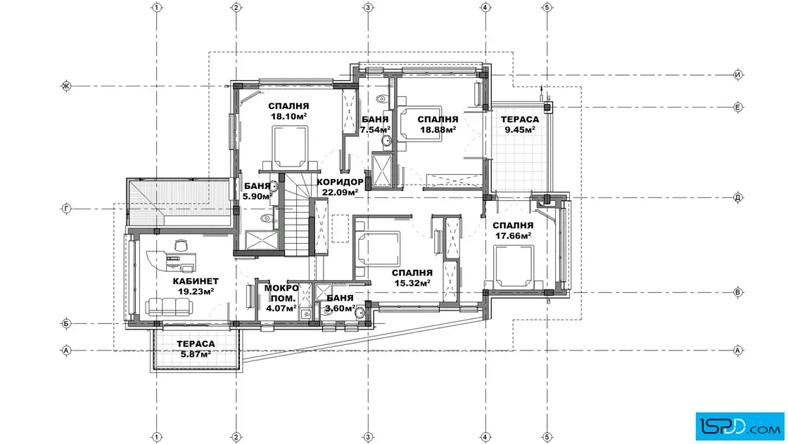 План на втори етаж