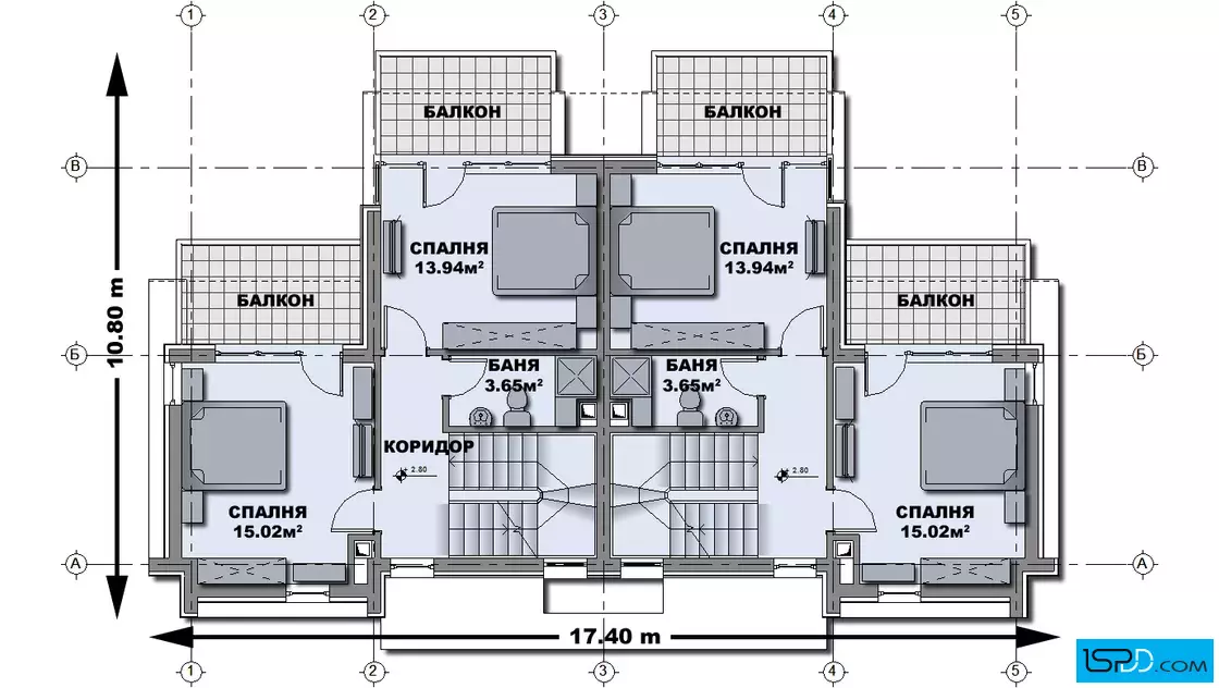 План на втори етаж
