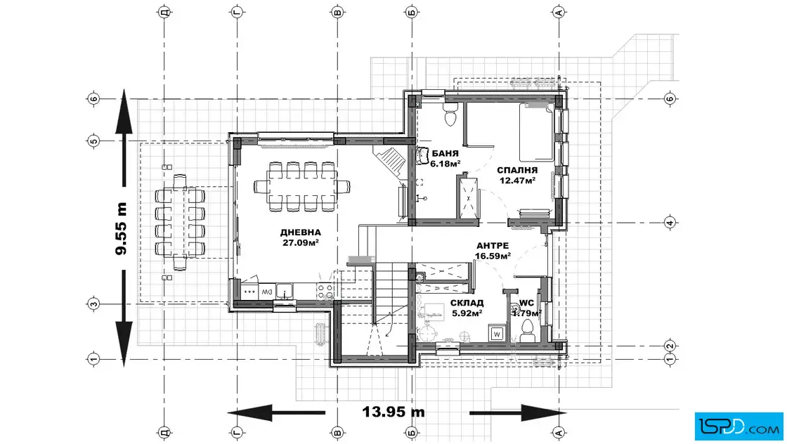 План на първи етаж