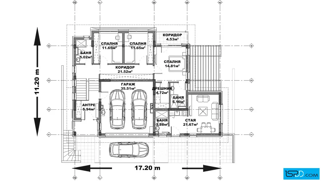 План на втори етаж