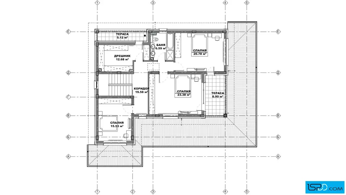 План на втори етаж