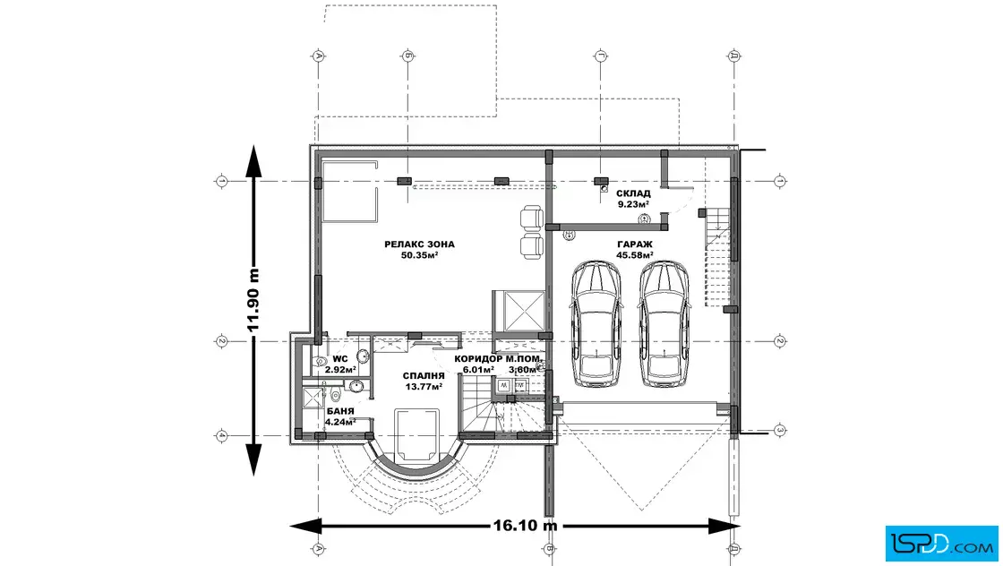 План на подземен етаж