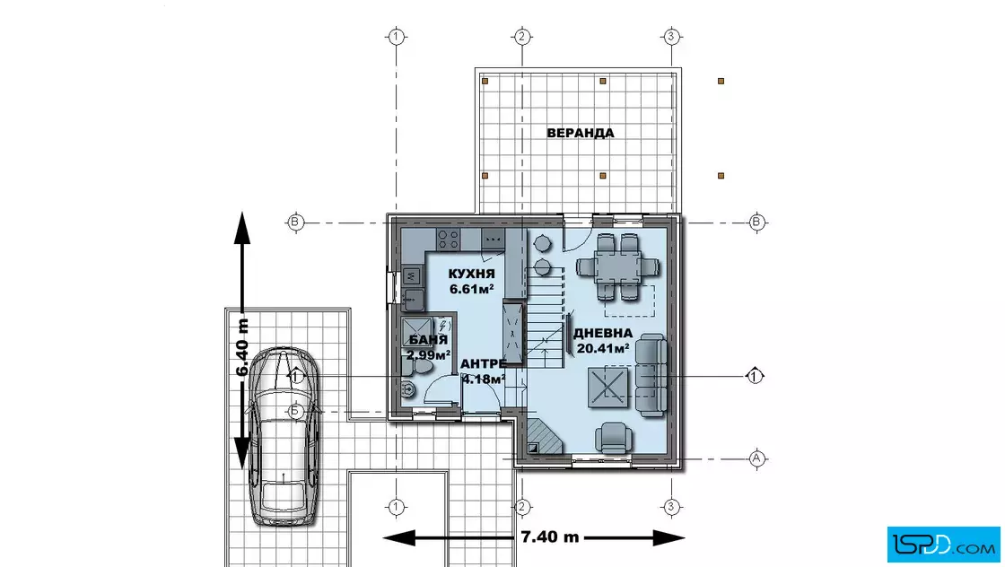План на първи етаж