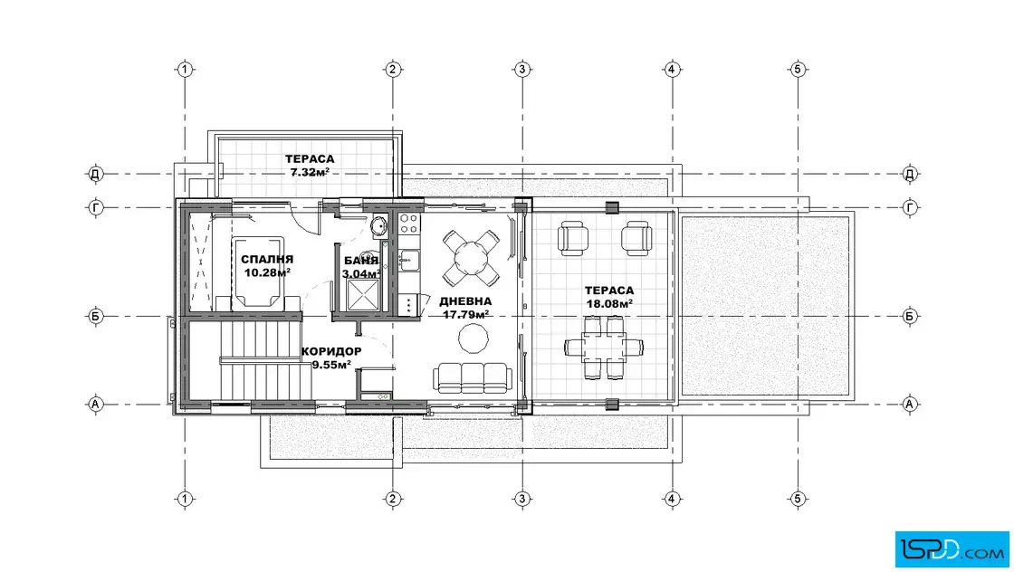 План на трети етаж