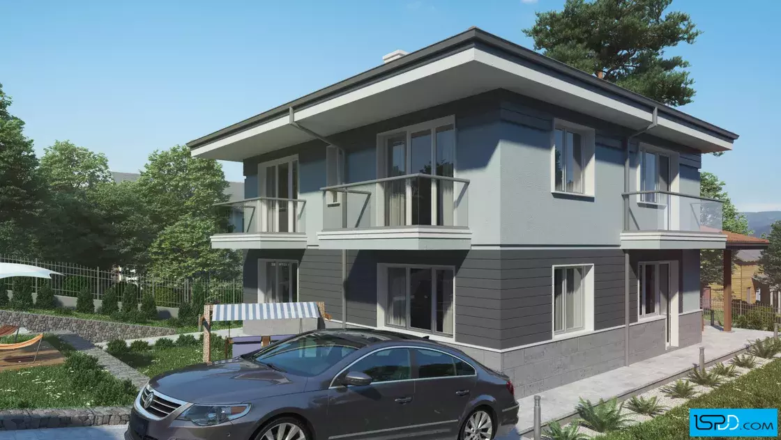 Проект на къща в с. Лозен