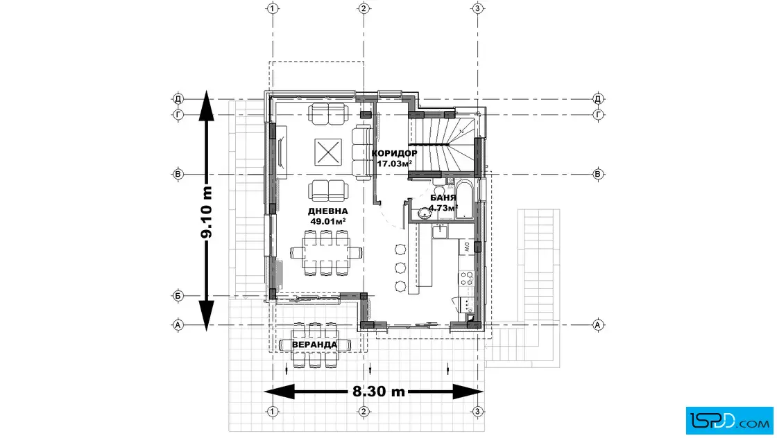 План на първи етаж