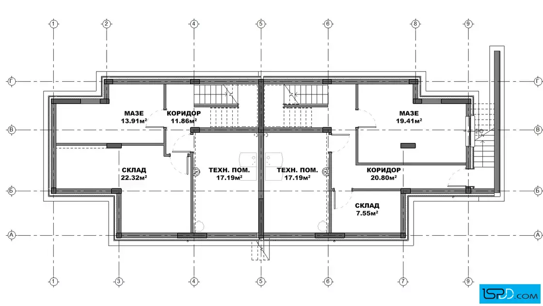 План на подземен етаж