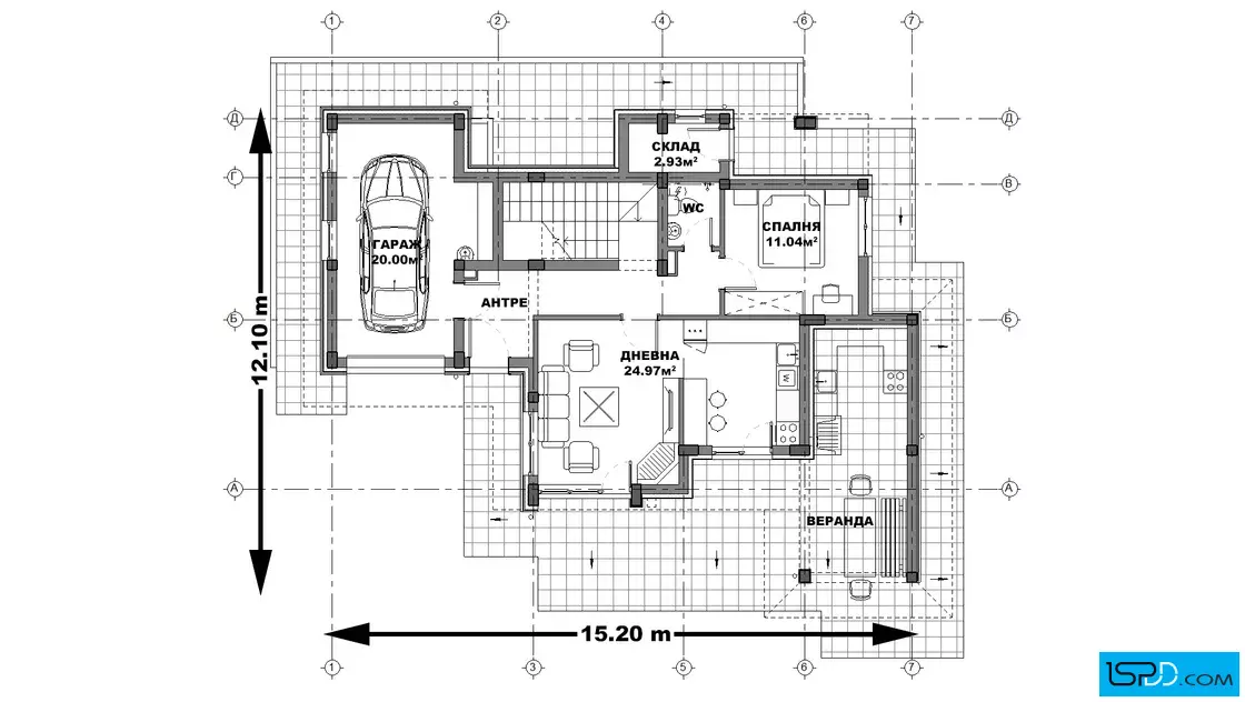 План на първи етаж