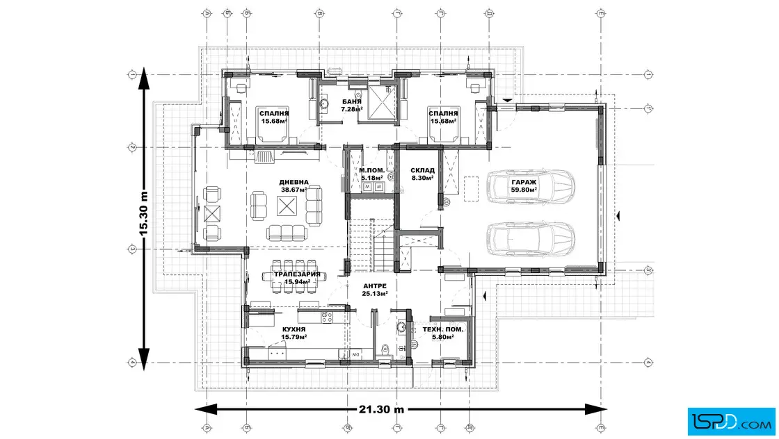 План на първи етаж