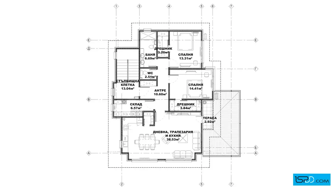 План на втори етаж