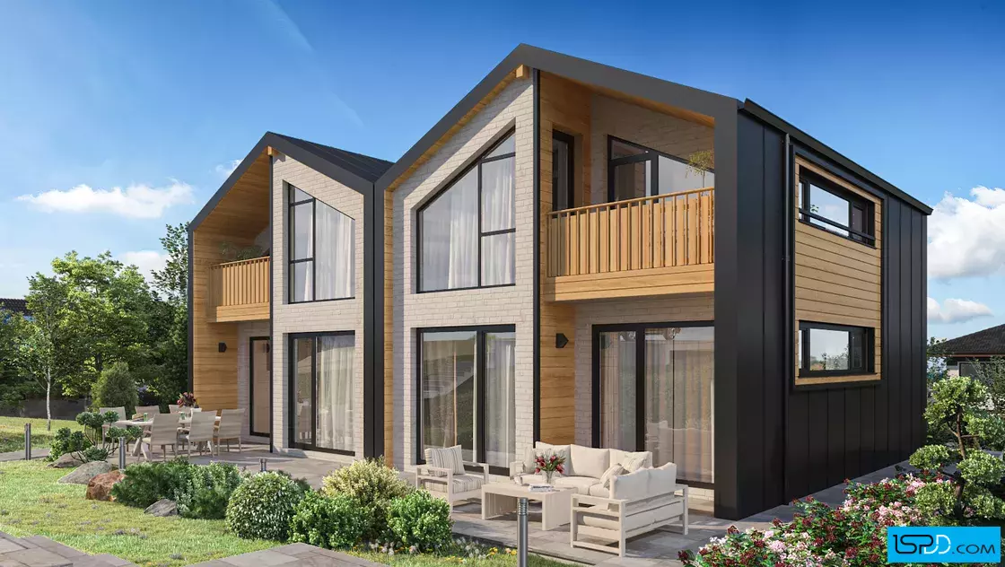 Проект на двуфамилна къща в гр. София