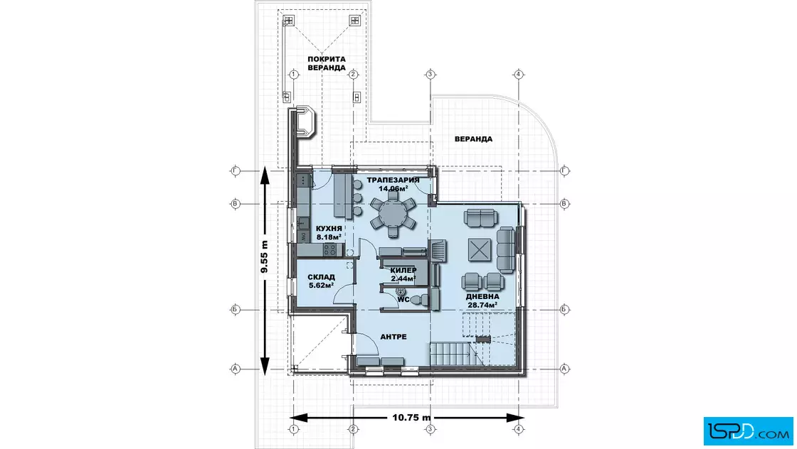 План на първи етаж