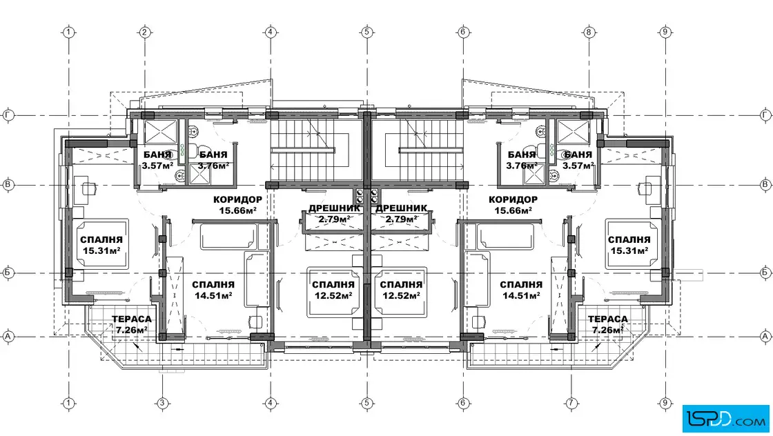 План на втори етаж