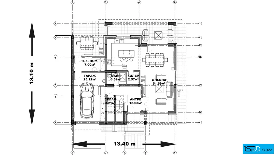 План на първи етаж