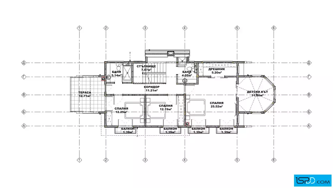 План на втори етаж