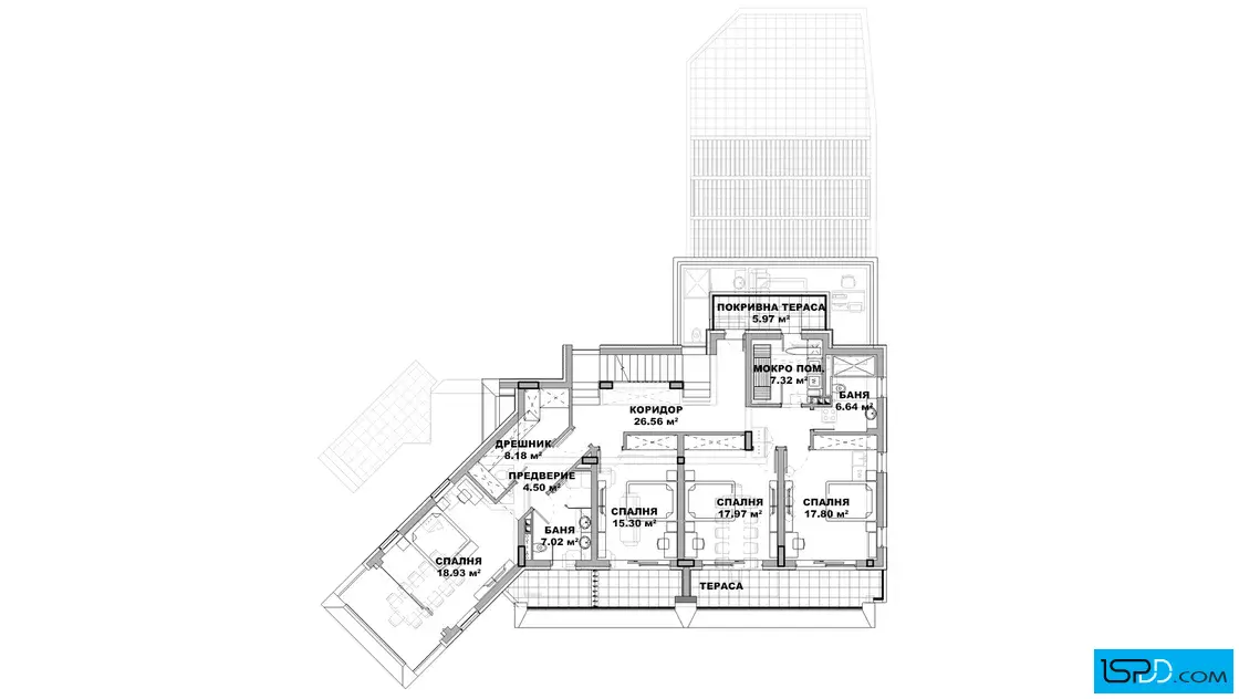 План на втори етаж