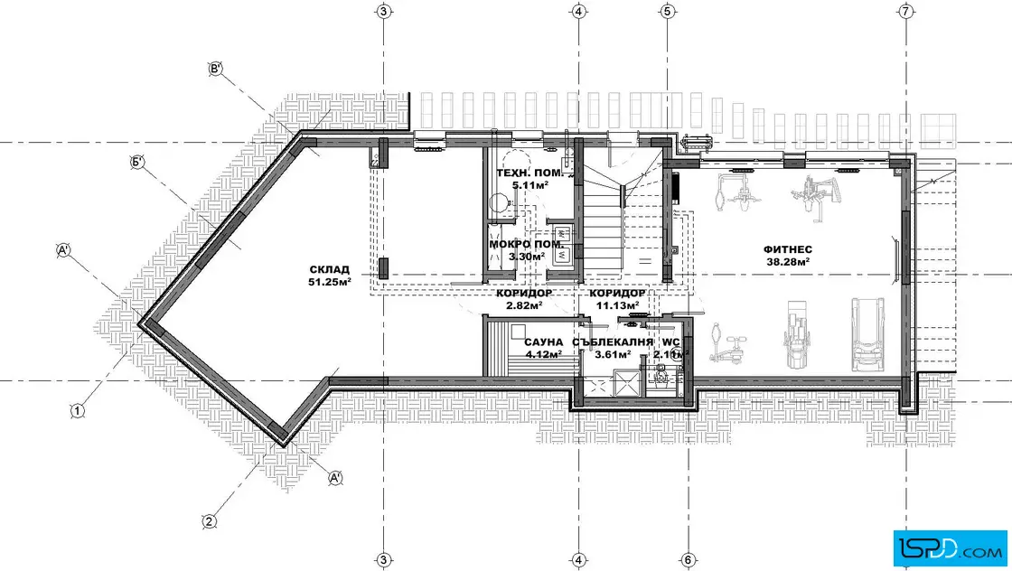 План на подземен етаж