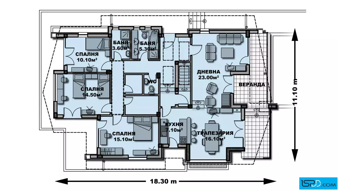 План на първи етаж