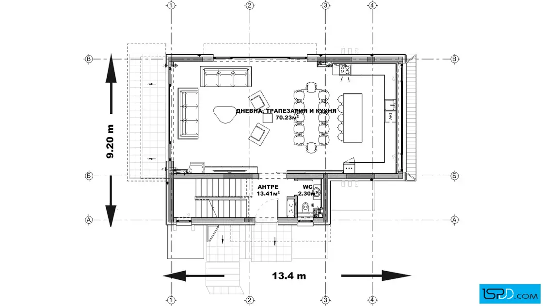 План на първи етаж