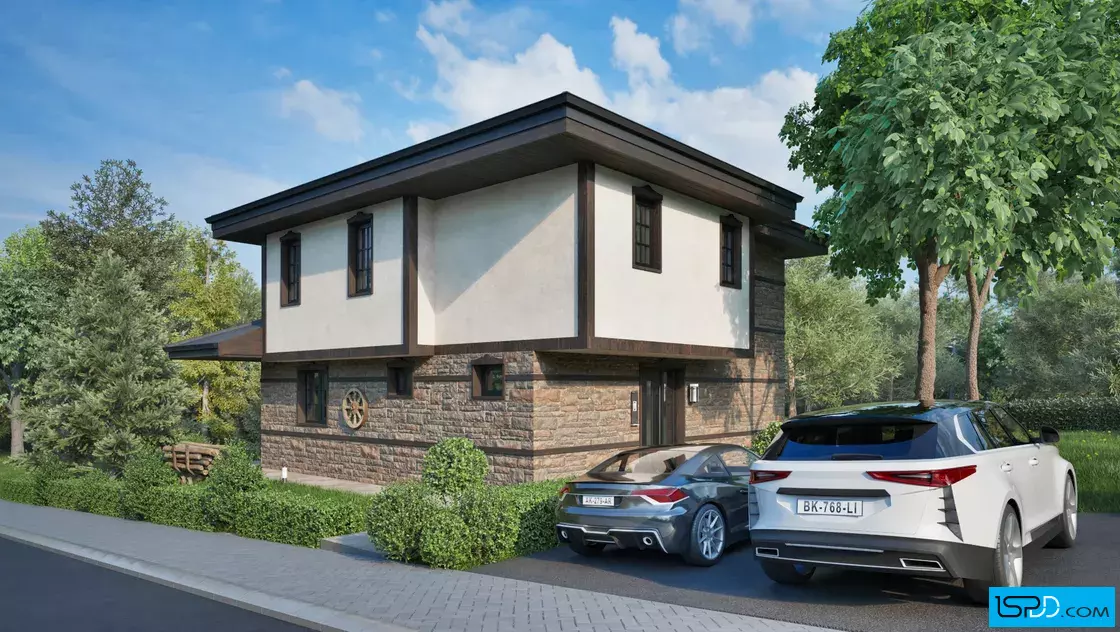 Проект на къща във в.з. Ярема