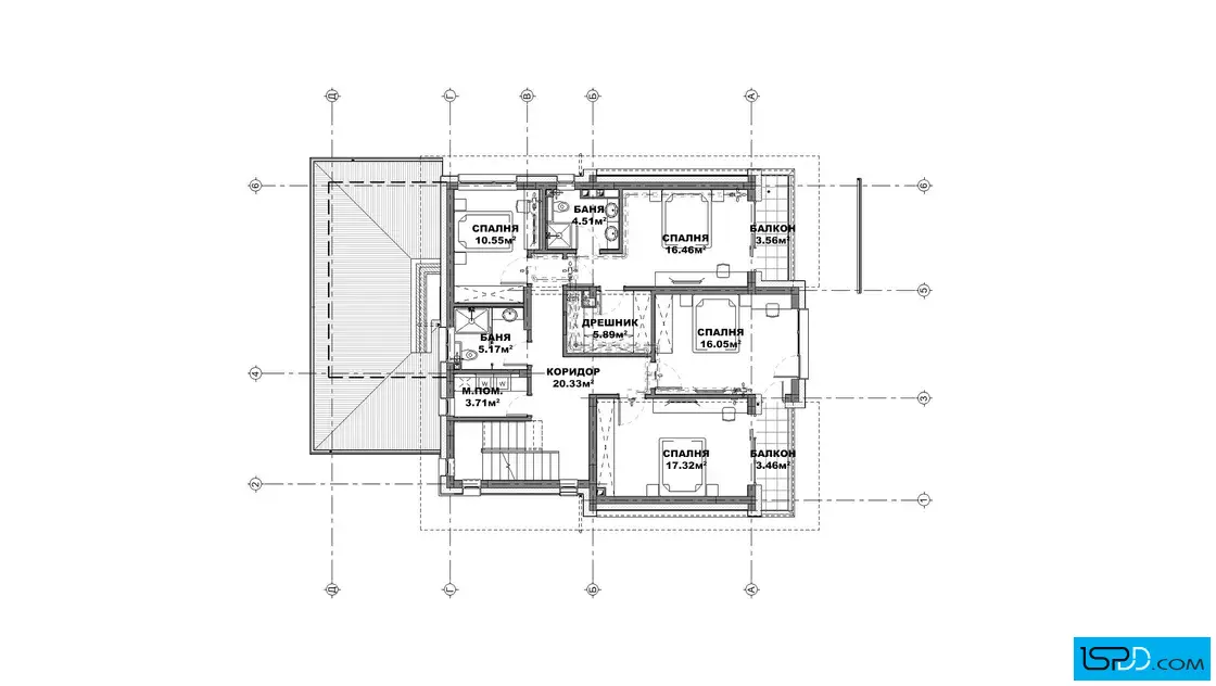 План на втори етаж