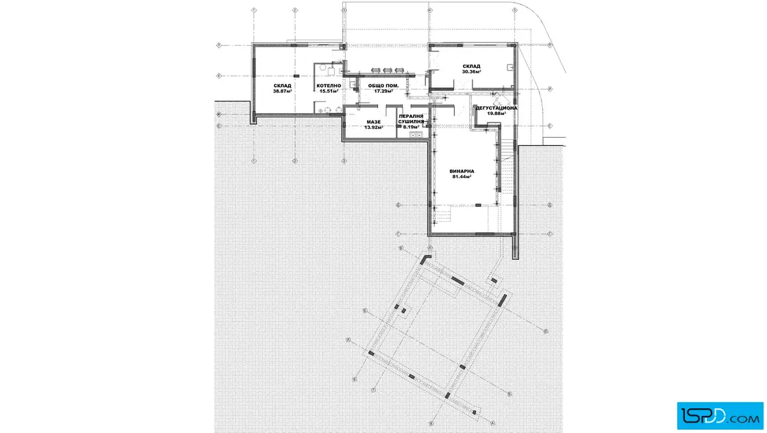 План на подземен етаж