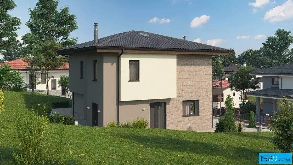 Проект на къща в с. Черни връх