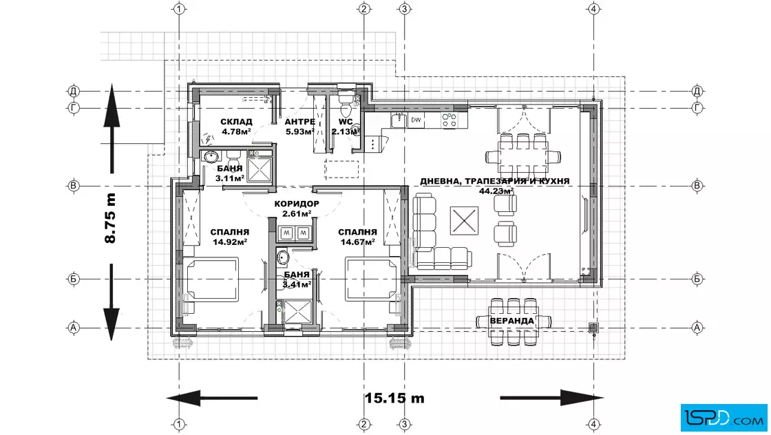 План на първи етаж