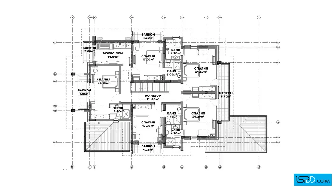 План на втори етаж
