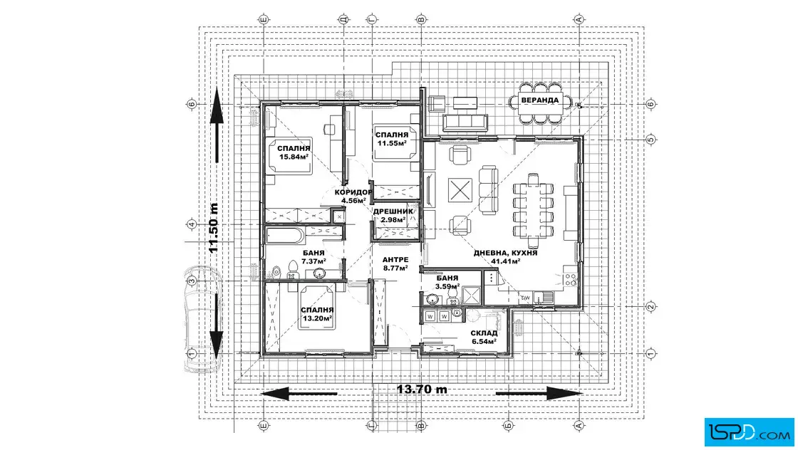 План на първи етаж