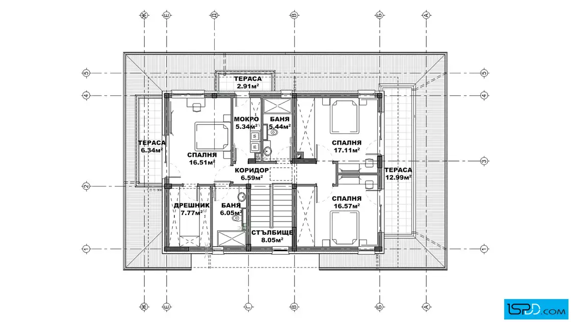План на втори етаж