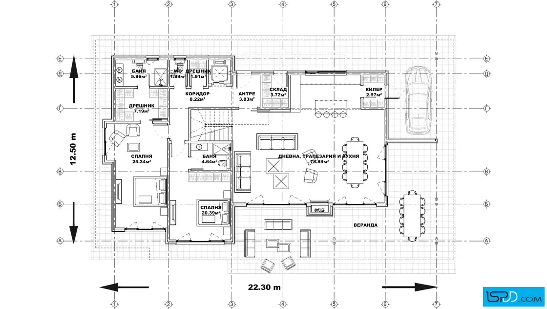 План на първи етаж