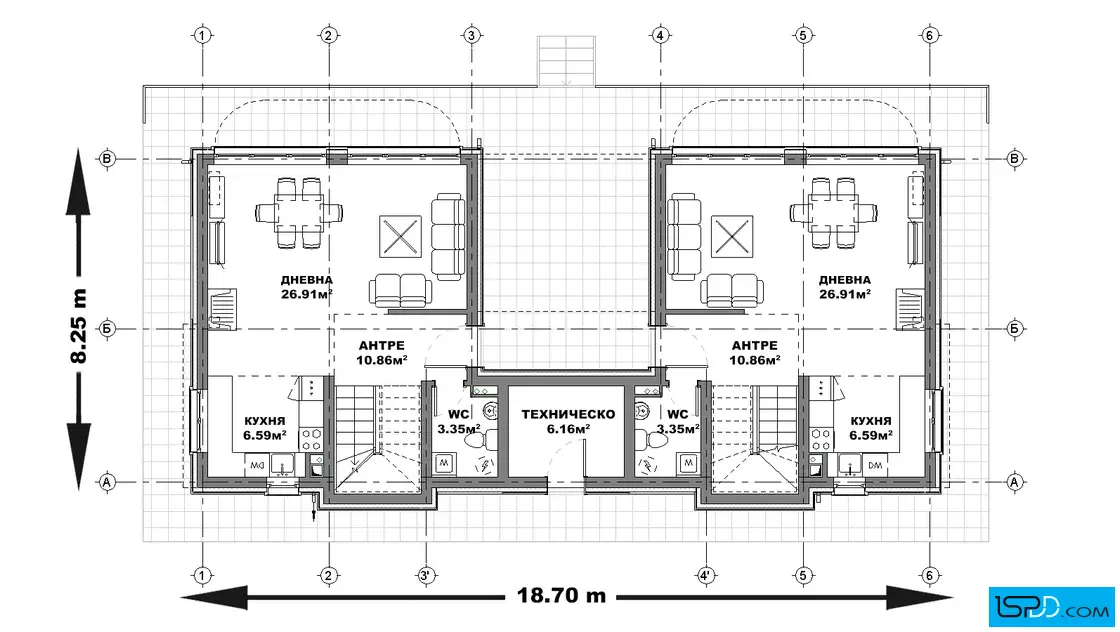 План на първи етаж