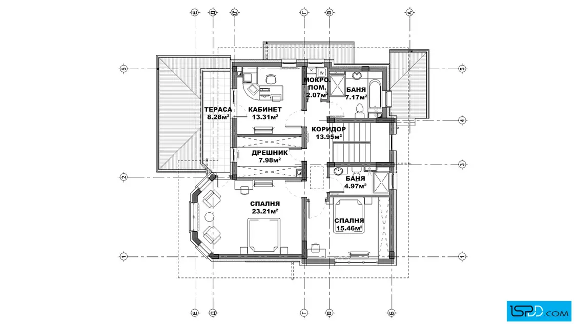 План на втори етаж