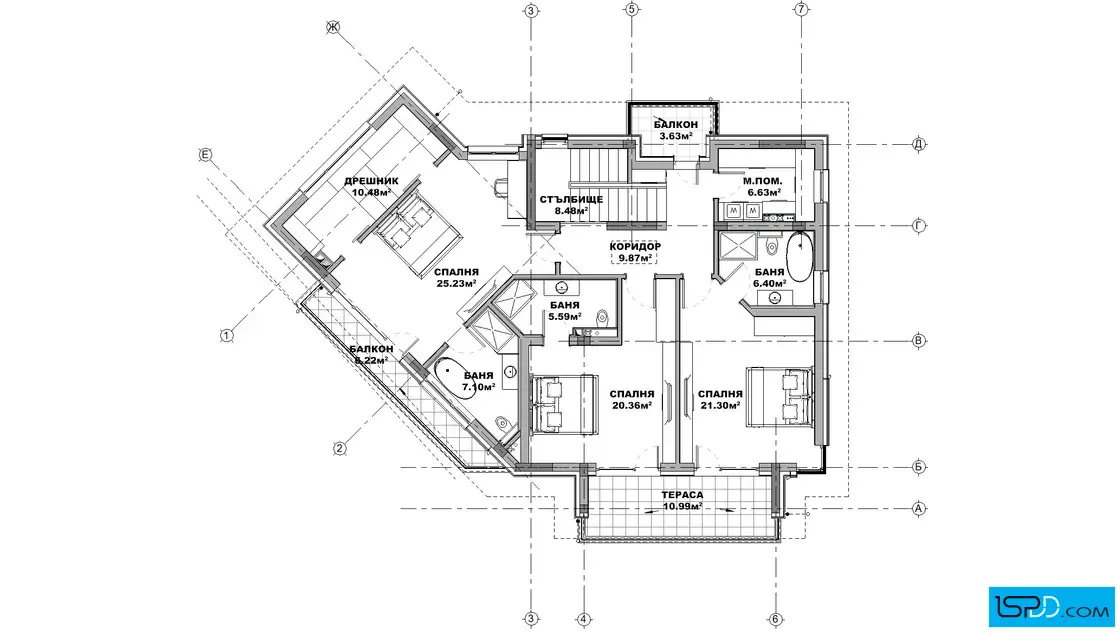 План на втори етаж