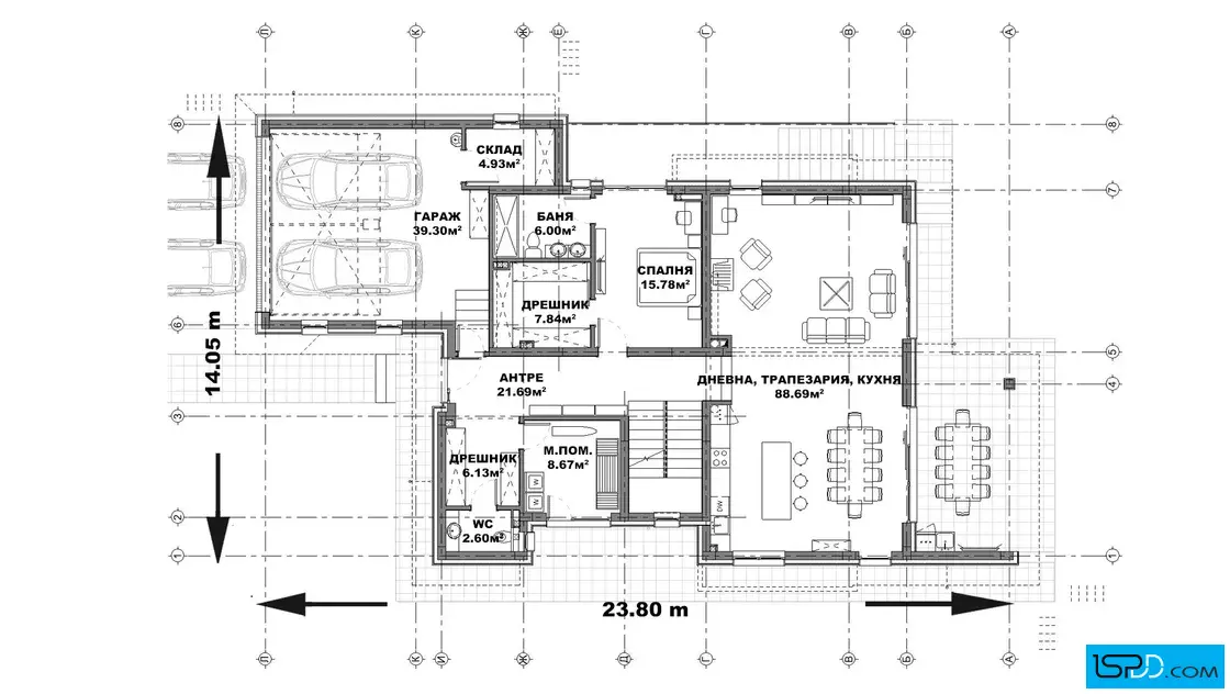 План на първи етаж