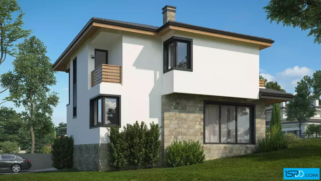 Проект на къща в Косанин дол