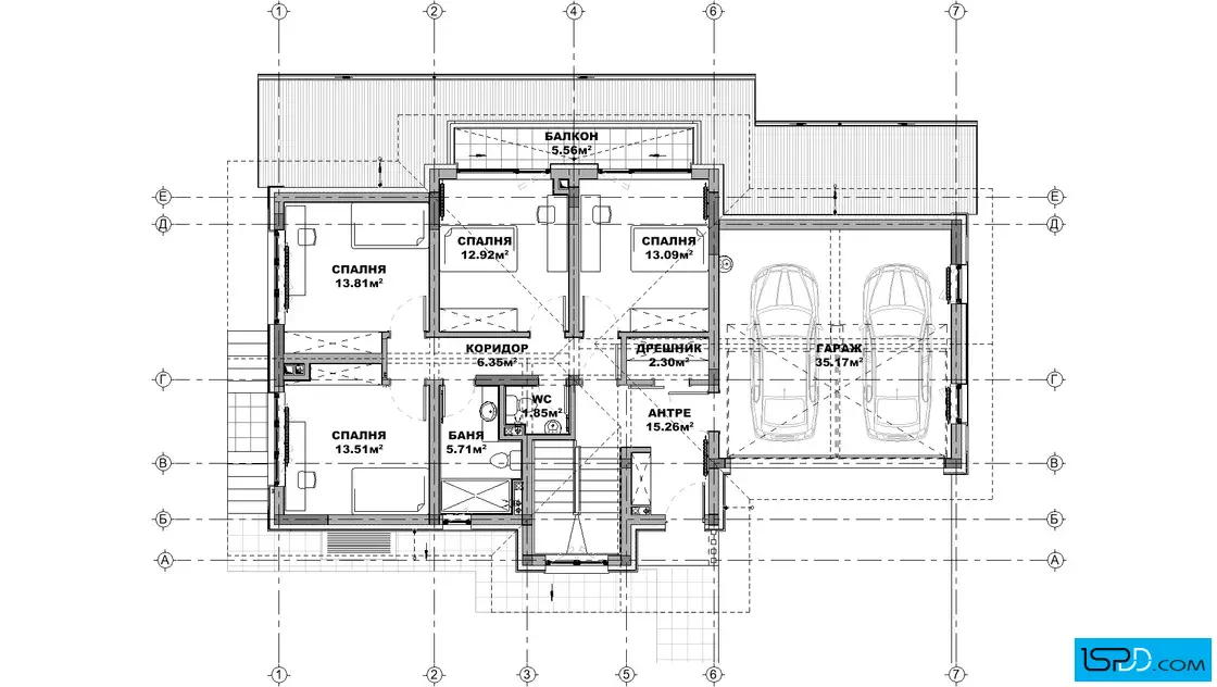 План на втори етаж