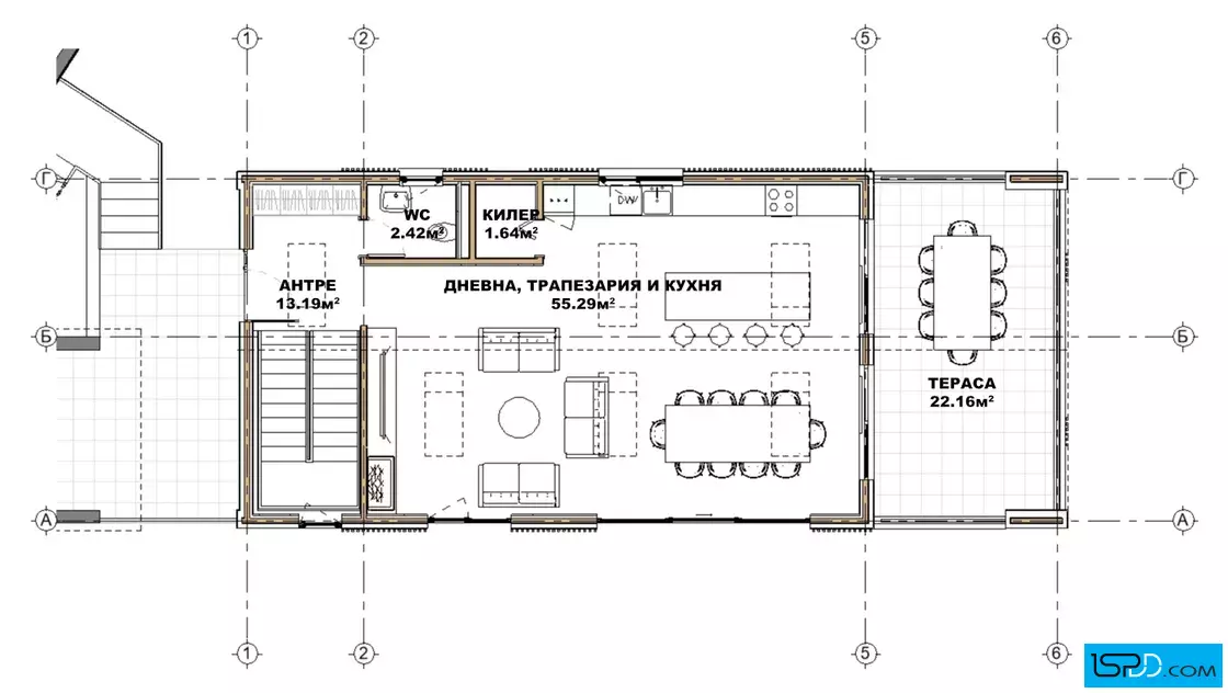 План на втори етаж План на втори етаж