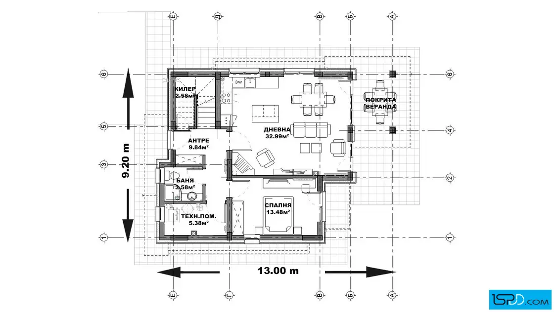 План на първи етаж