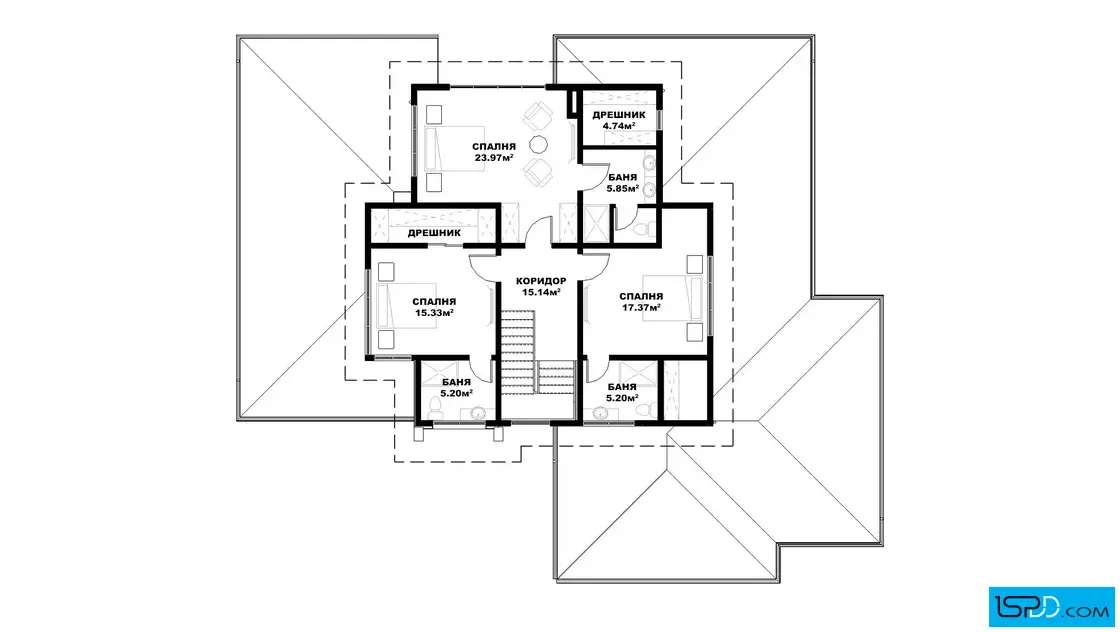 План на втори етаж