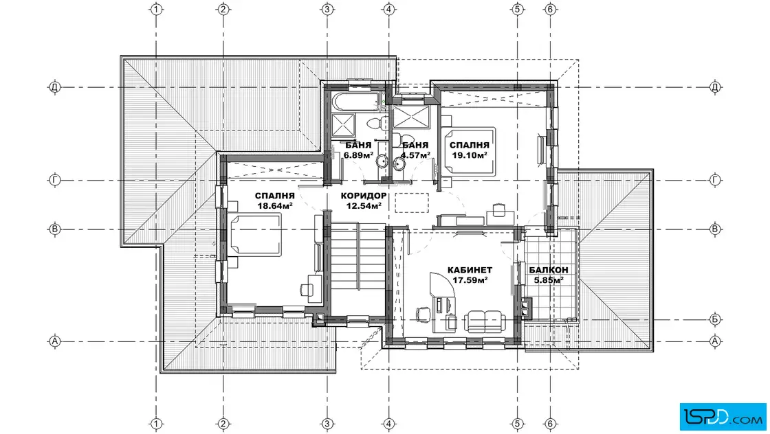 План на втори етаж