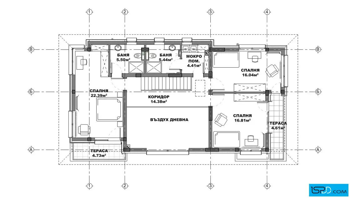 План на втори етаж