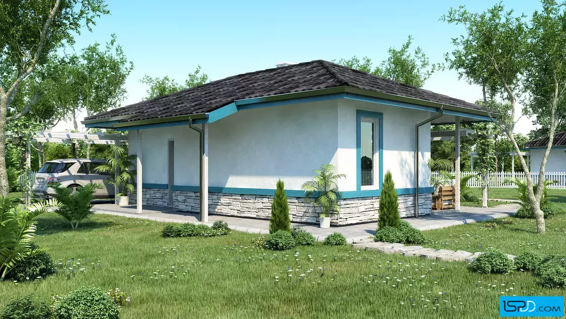 Проект 52 - Дървена сглобяема къща